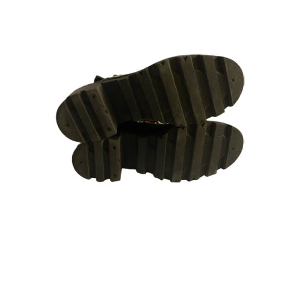 Grunge Combat Moto Boots Lust For Life LL-GILD Size 10M - Picture 5 of 9